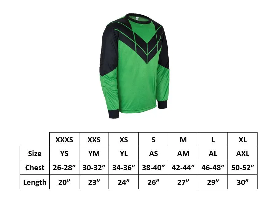 Solace - Green Goalkeeper Jersey or Soccer Goalie Shirt