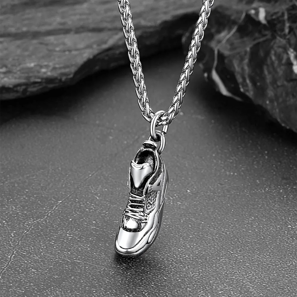 Sport Shoe Sneaker Necklace Pendant for Men Women