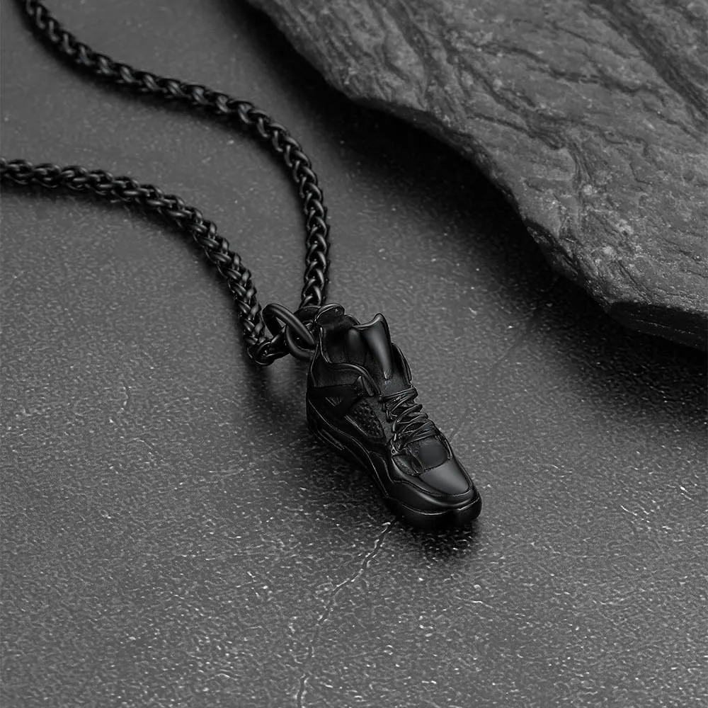 Sport Shoe Sneaker Necklace Pendant for Men Women