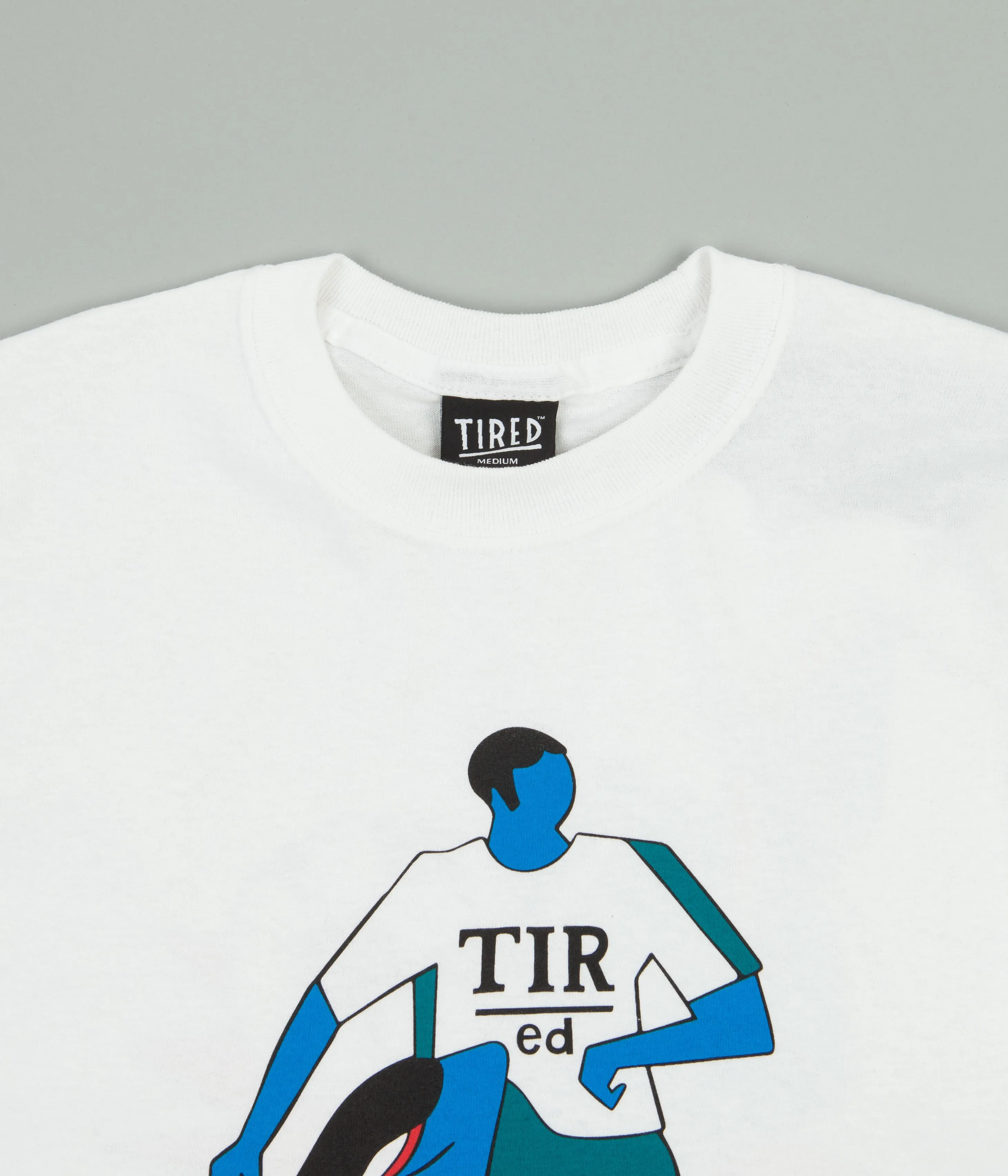 Tired Style Blender Long Sleeve T-Shirt - White