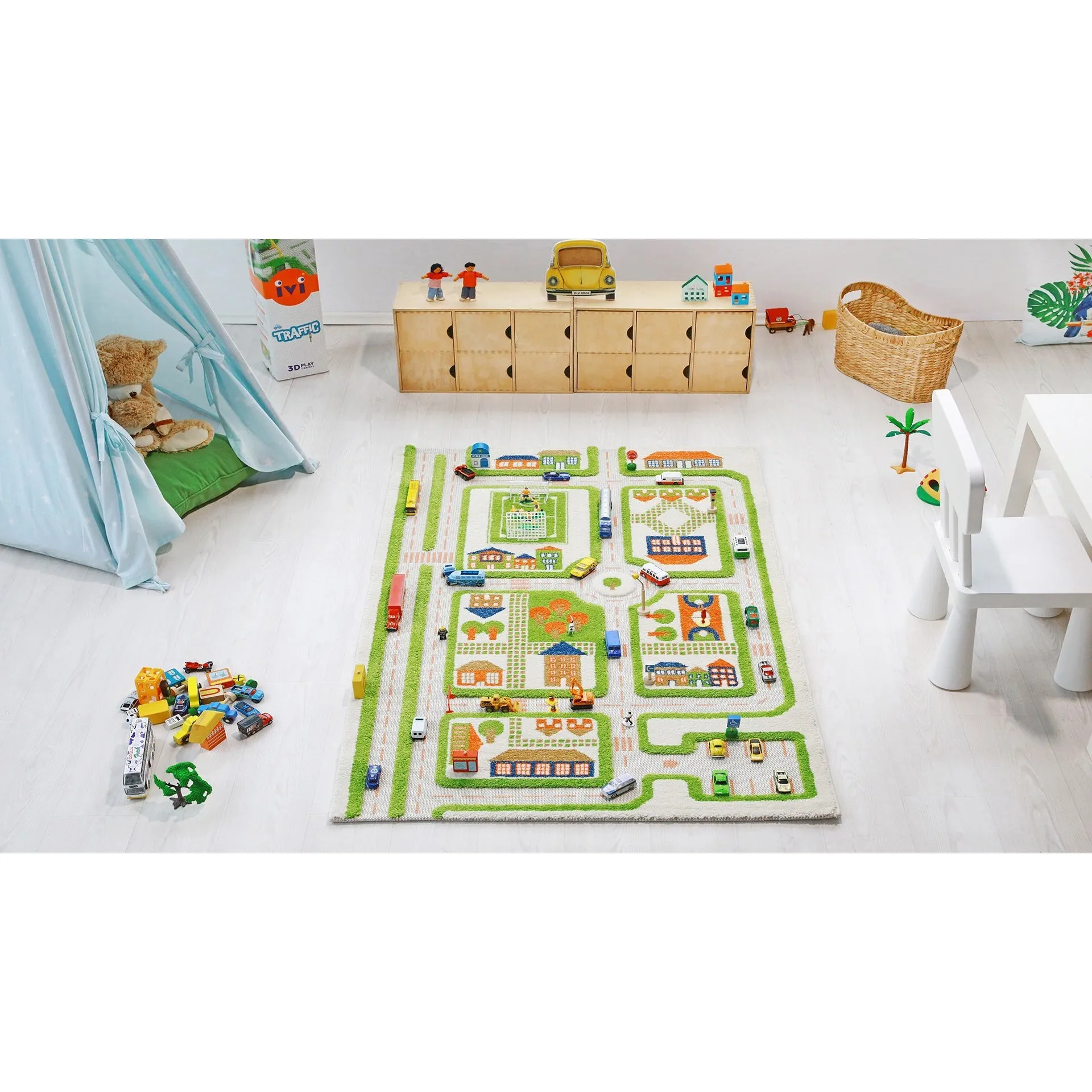 Traffic Green Rug