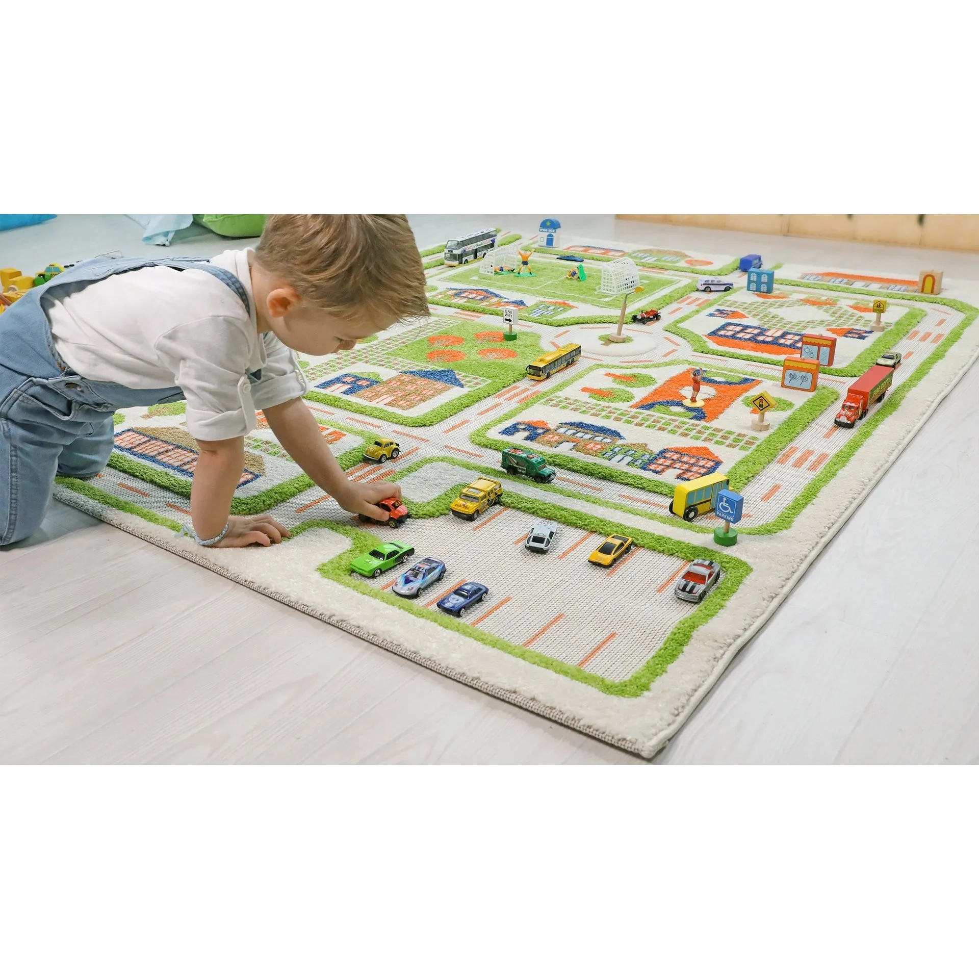 Traffic Green Rug
