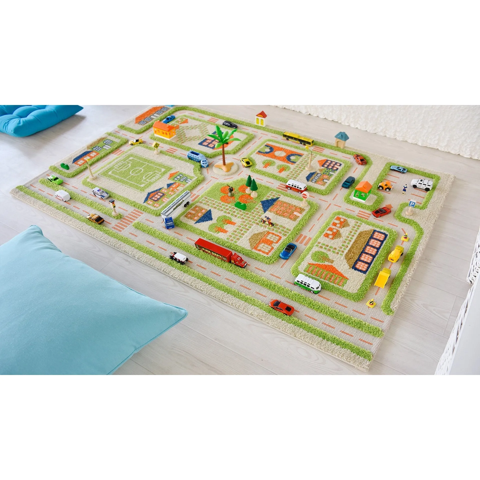 Traffic Green Rug