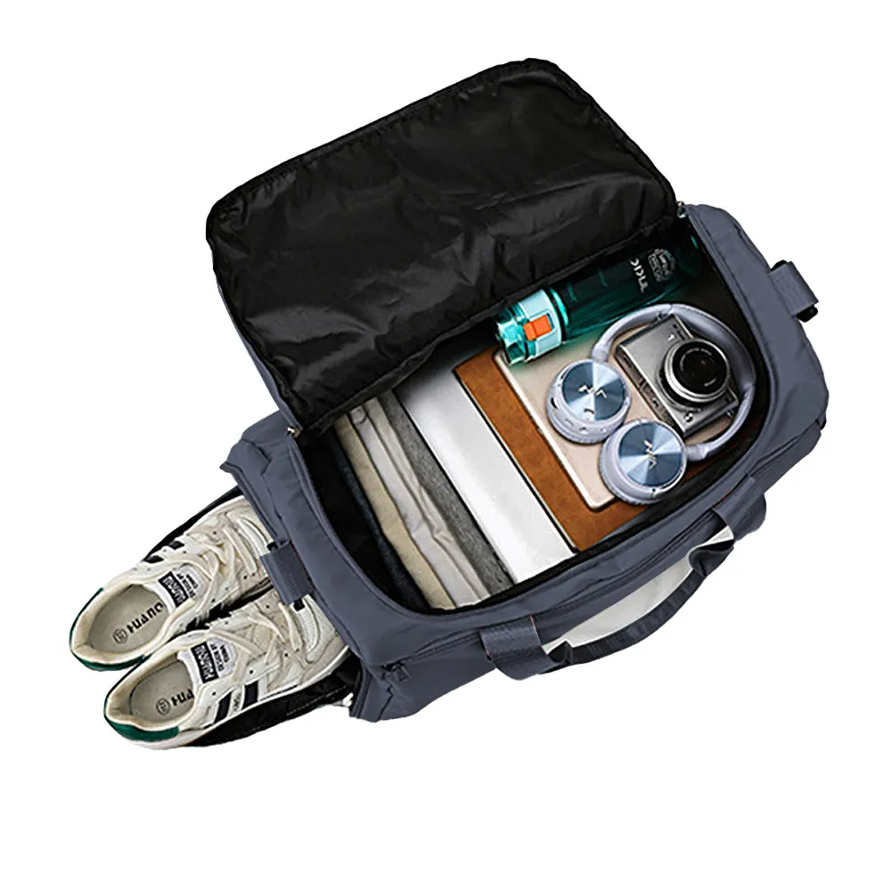 Travel Duffle Bag Weekend Bag Carry On Cabin Bag Gym Sports Bag Blue