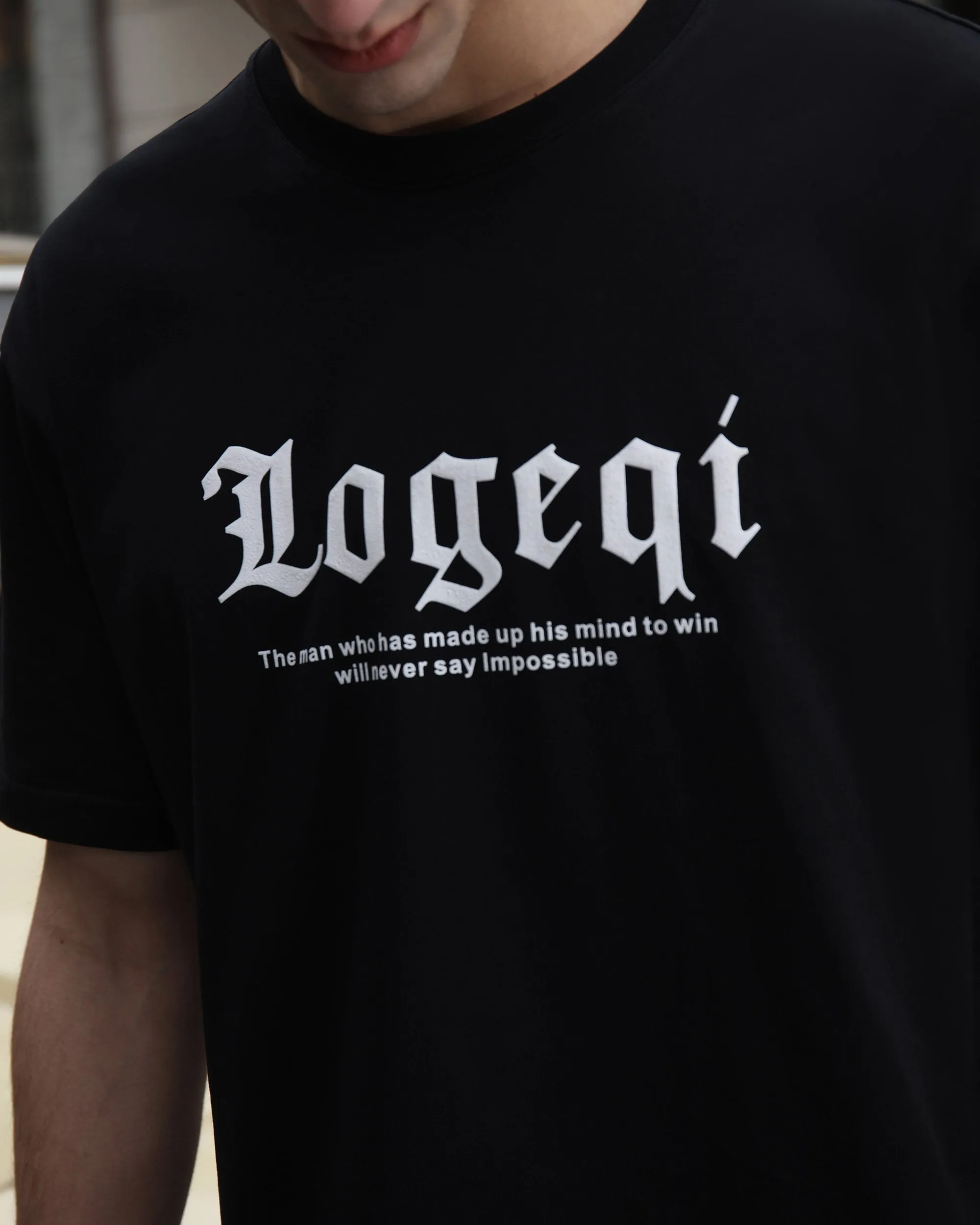 Trendy Logo Print Tee