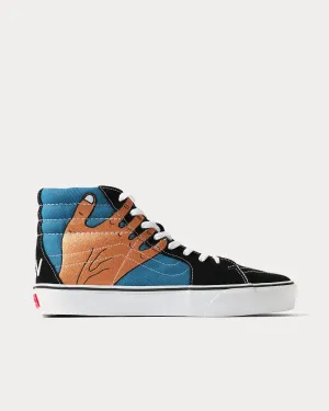 UA SK8-HI VR3 LX Black / Navy / White / Fenugreek High Top Sneakers