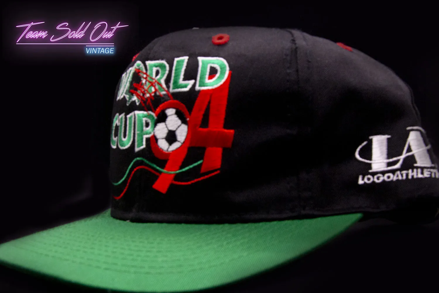 Vintage Logo Athletic Stadium Collection 1994 World Cup USA Soccer Snapback Hat