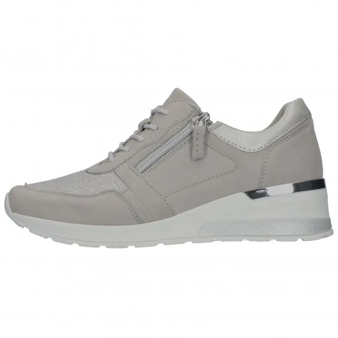 Waldlaufer Women's H-Clara Soft Sneaker Skin Apricot