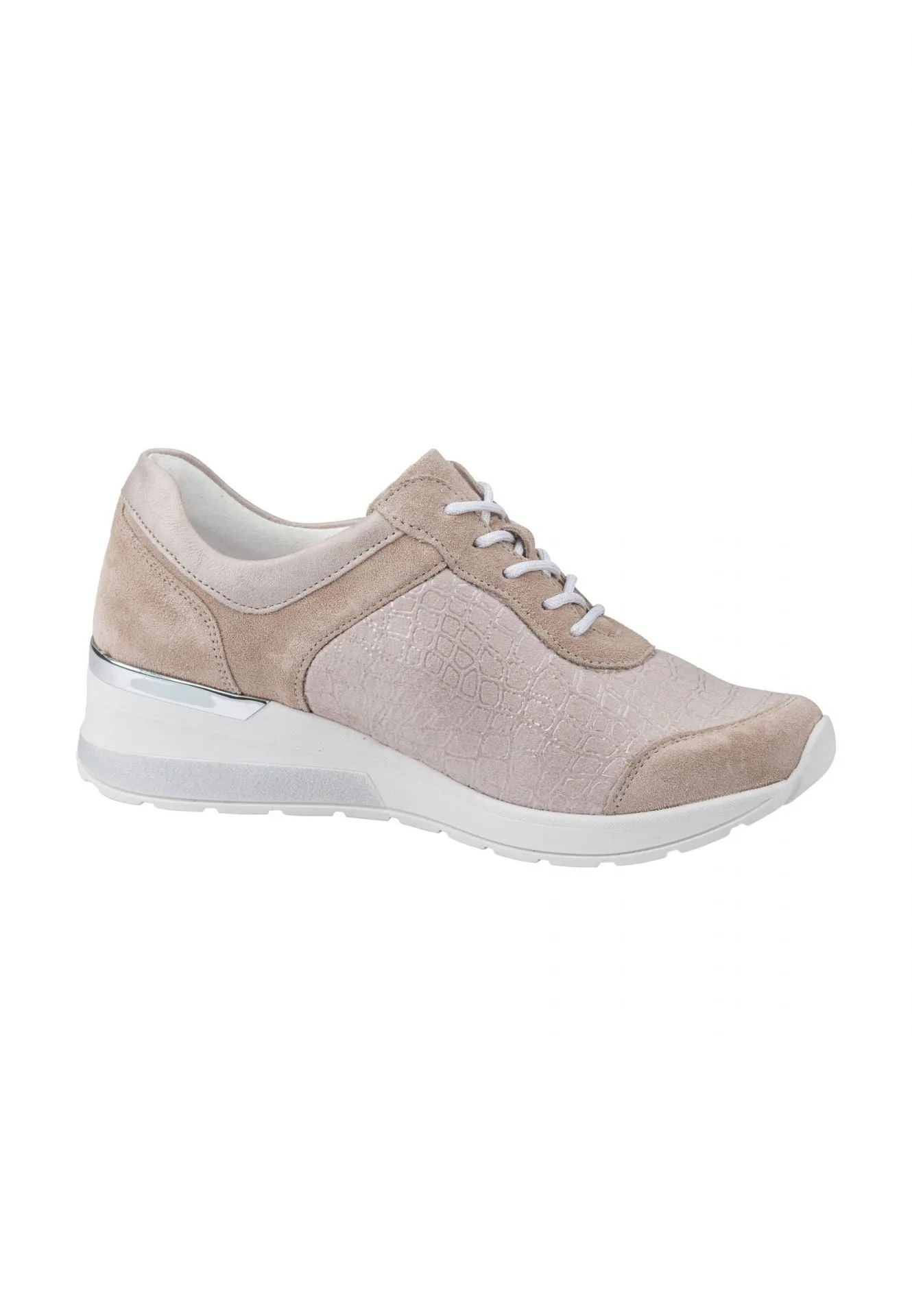 Waldlaufer Women's H-Clara Soft Sneaker Sneaker Apricot