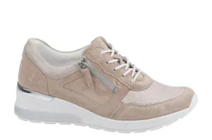 Waldlaufer Women's H-Clara Soft Sneaker Sneaker Apricot