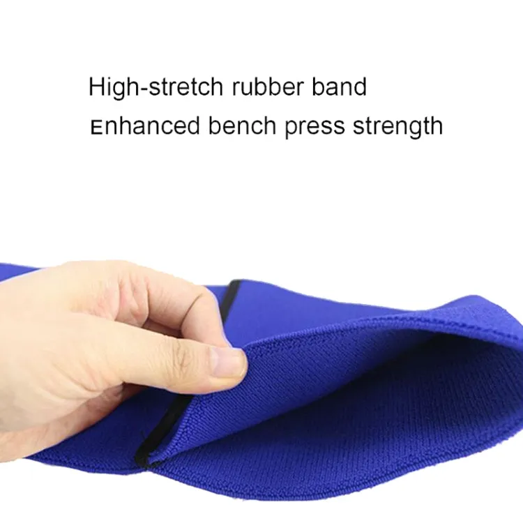 Weightlifting Fitness Protection Elbow Resistance Bandage, Size: S(Blue)