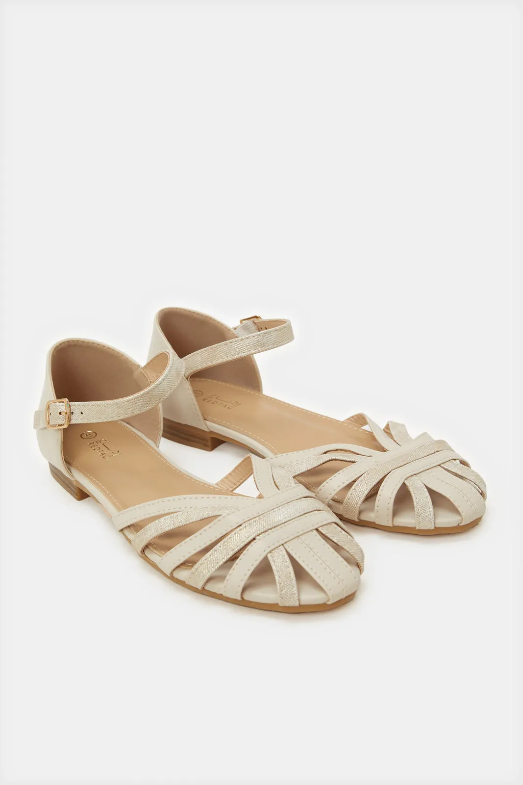 Women Beige Fisherman Mule