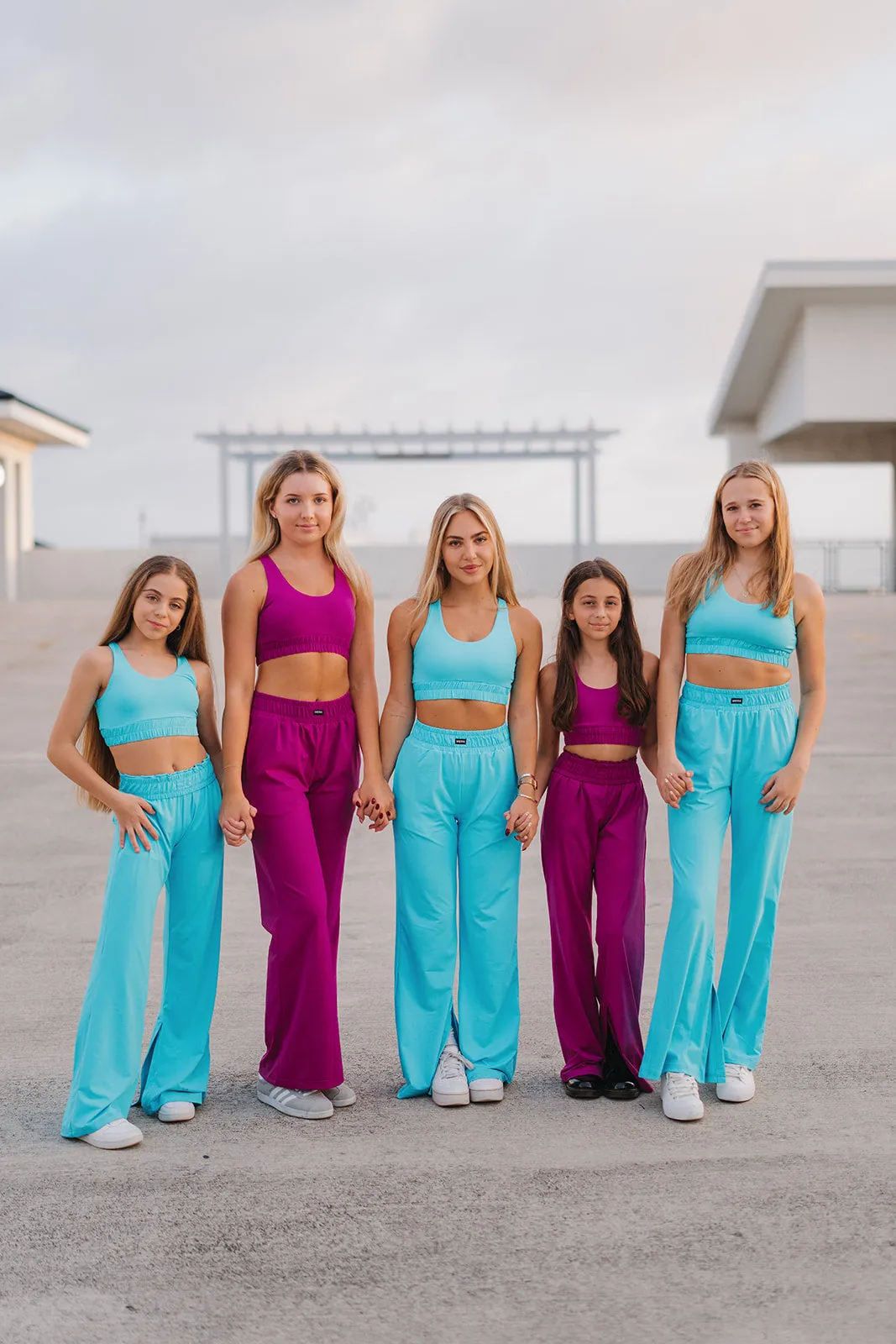 Youth Aqua Blue Track Top